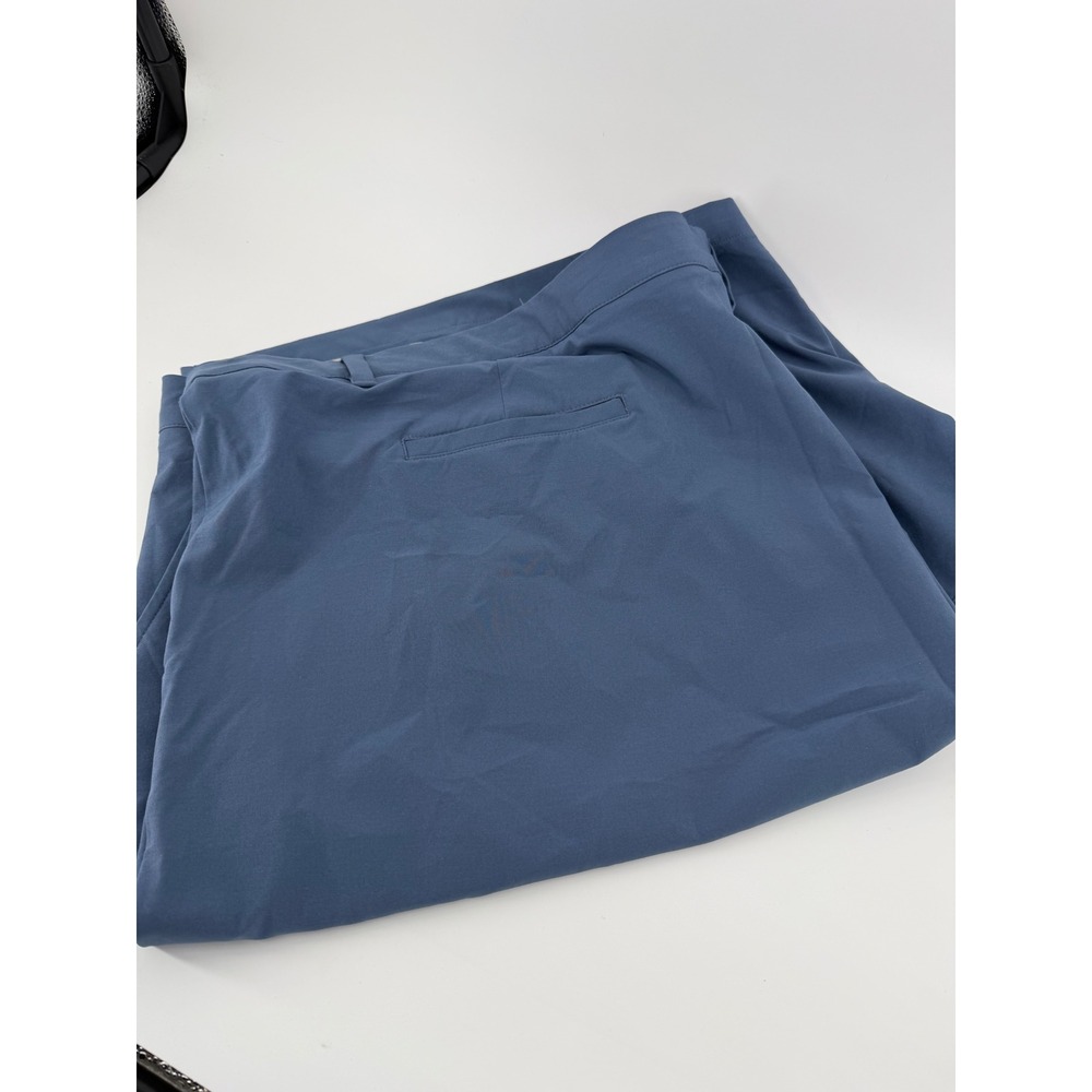 Adidas Golf Shorts Mens 56 Blue Performance Flat‎ Front Stretch Athletic Tech